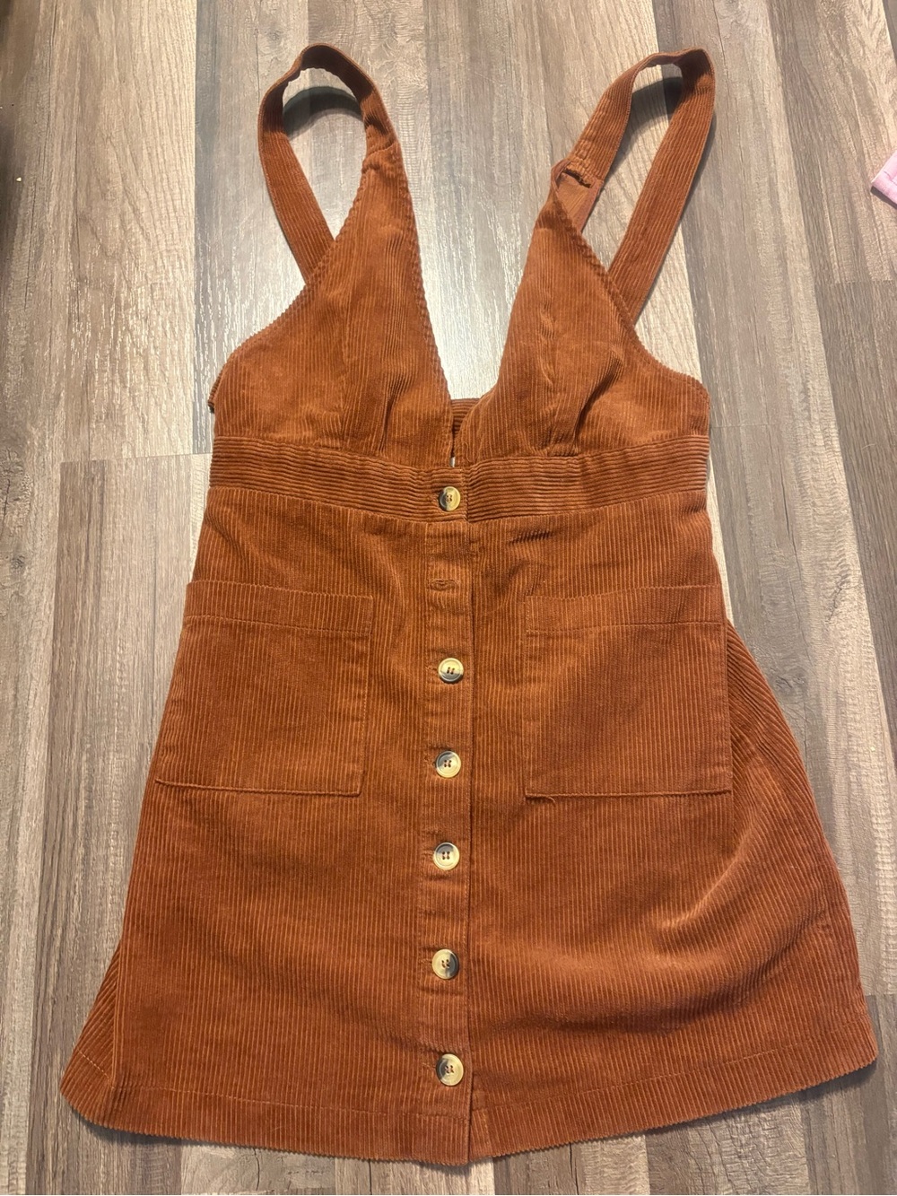 Indigo Rein Burnt Orange Corduroy Top